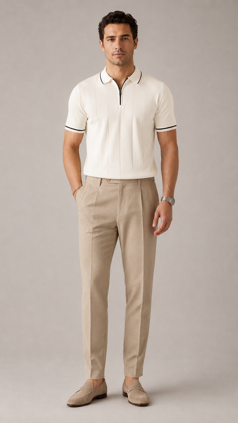 Portofino Fermuarlı Polo