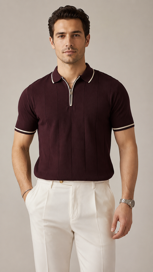Portofino Fermuarlı Polo