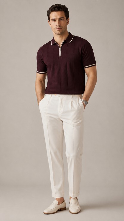 Portofino Fermuarlı Polo