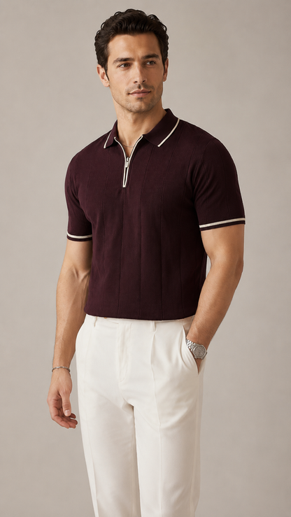 Portofino Fermuarlı Polo