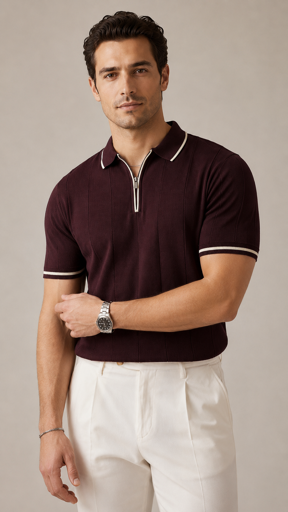 Portofino Fermuarlı Polo