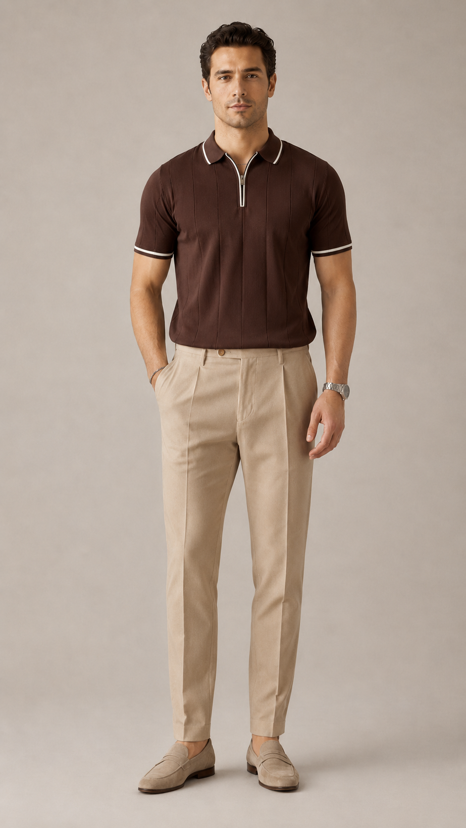 Portofino Fermuarlı Polo