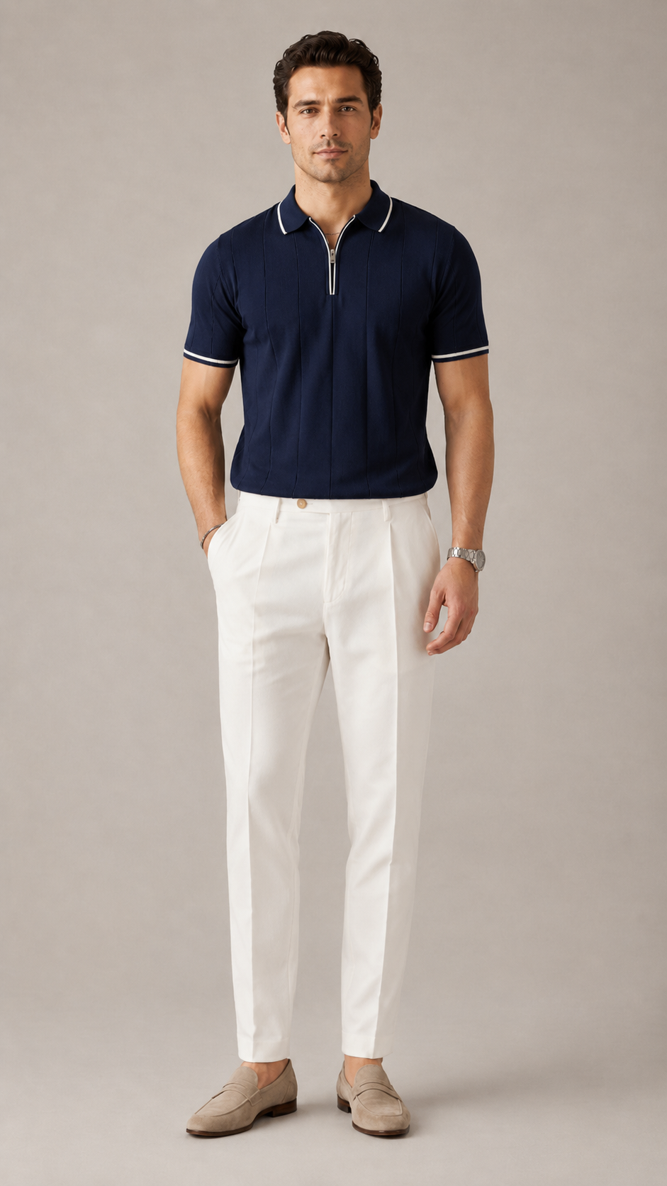 Portofino Fermuarlı Polo