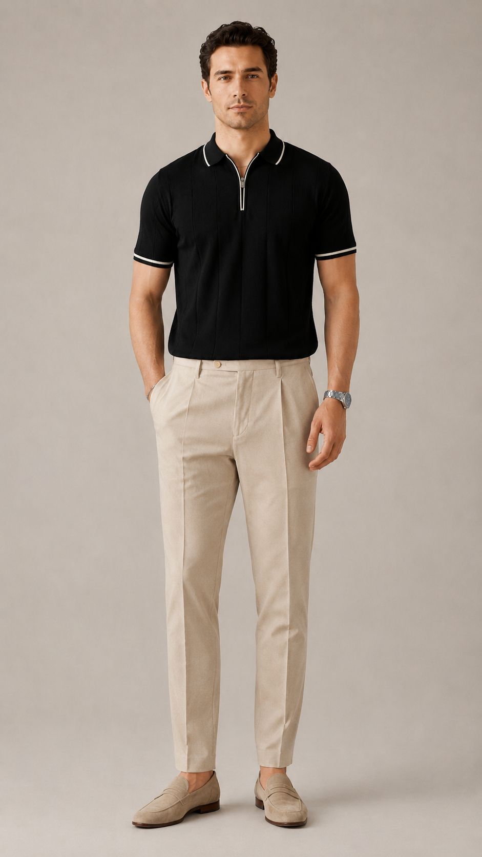 Portofino Fermuarlı Polo