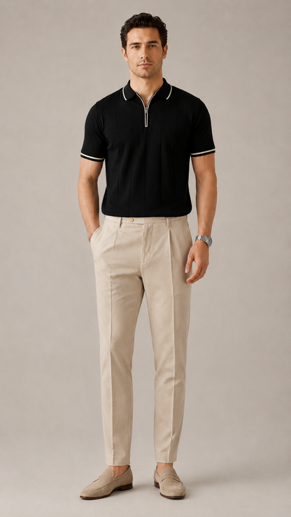 Portofino Fermuarlı Polo
