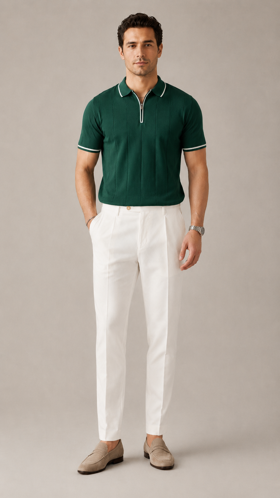 Portofino Fermuarlı Polo